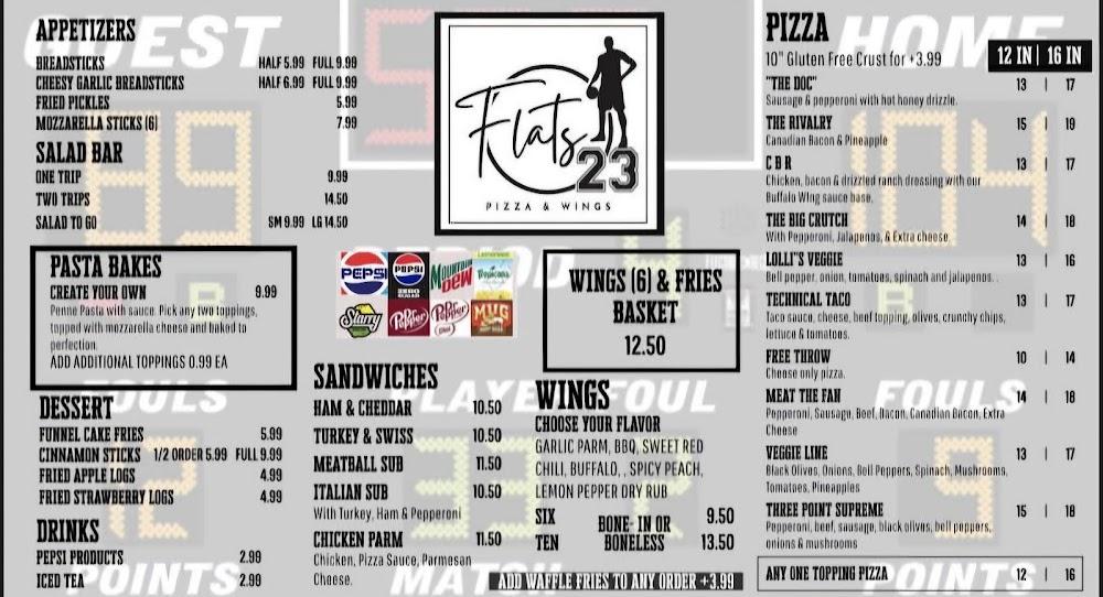 Flats 23 Pizza & Wings Create Your Own
